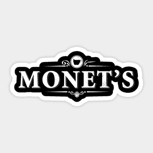 MONET'S COFFEE Sticker